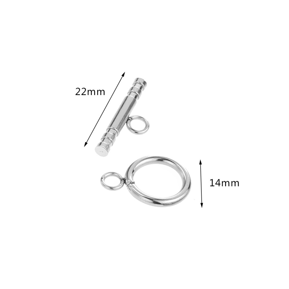 20pcs/bag stainless steel OT rod jewelry connecting buckle DIY accessories