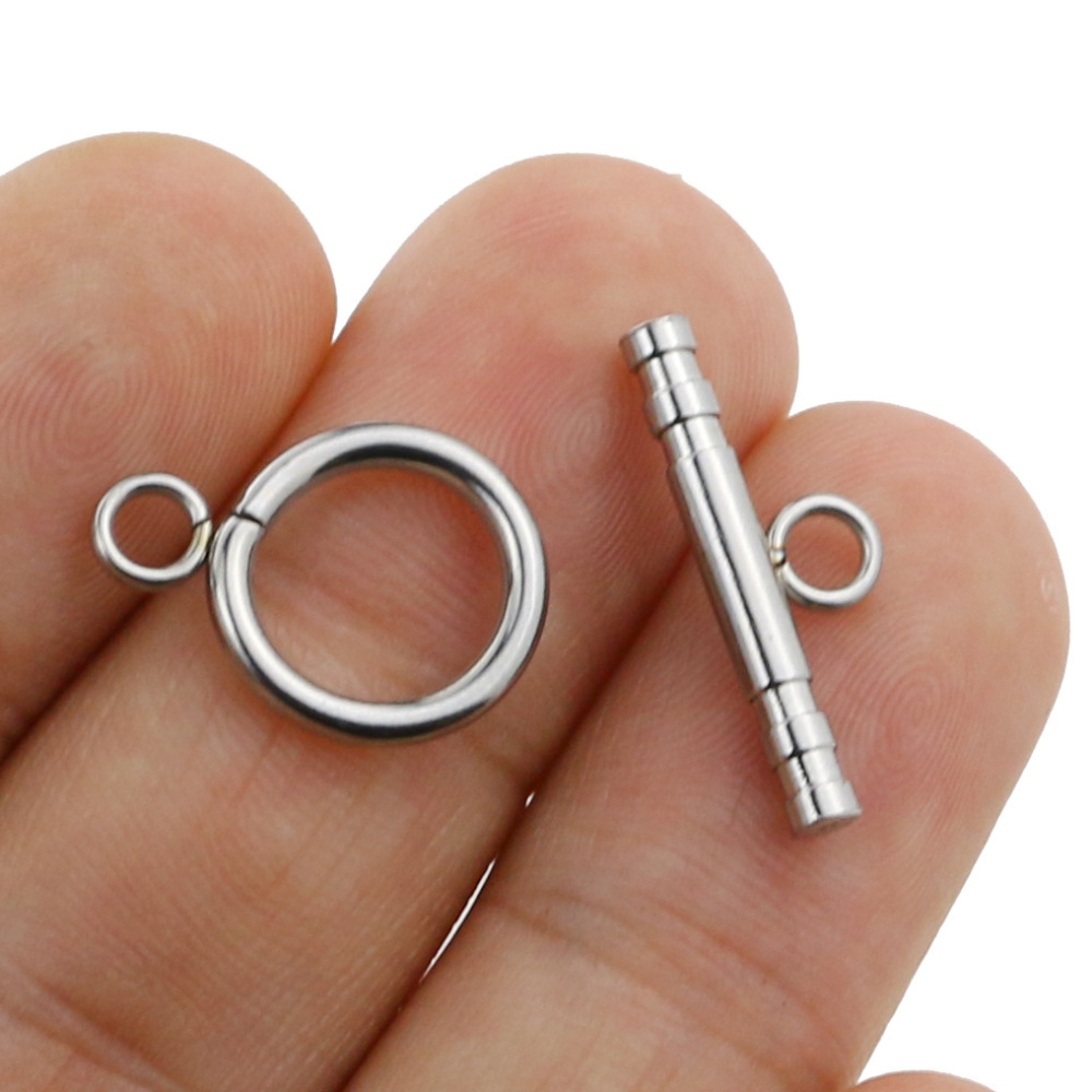 20pcs/bag stainless steel OT rod jewelry connecting buckle DIY accessories