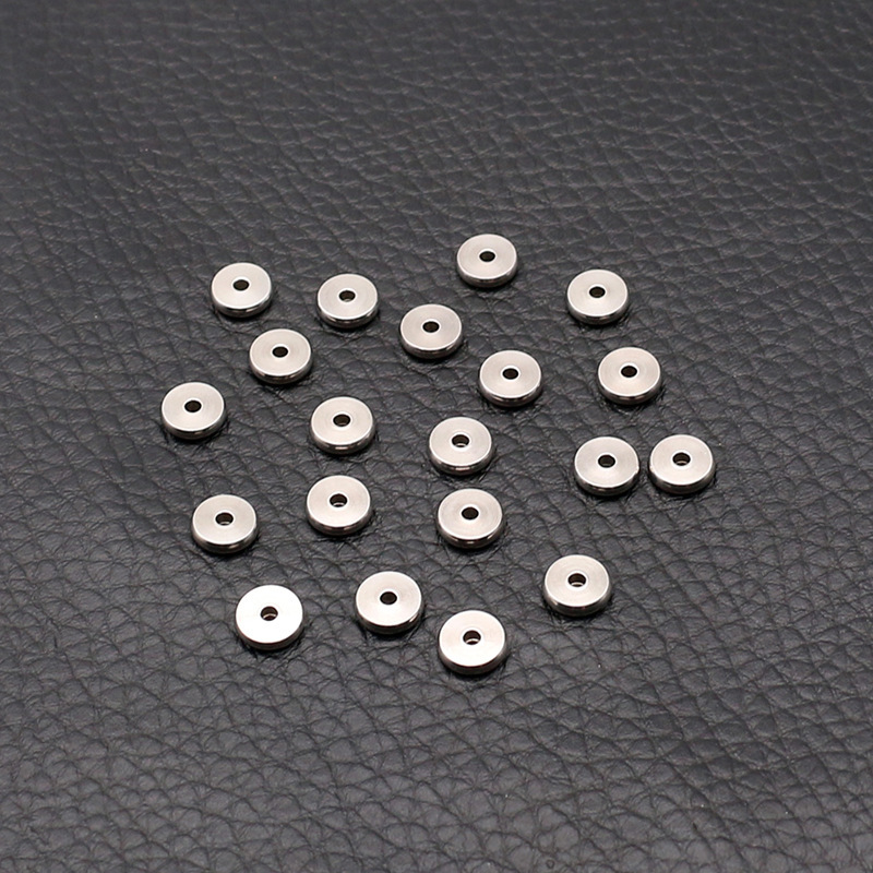 200pcs/bag stainless steel abacus wheel spacer beads DIY accessories