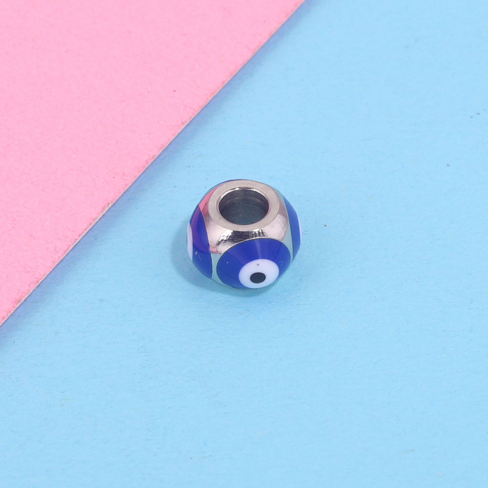 20pcs/bag stainless steel devil eye beads DIY accessories