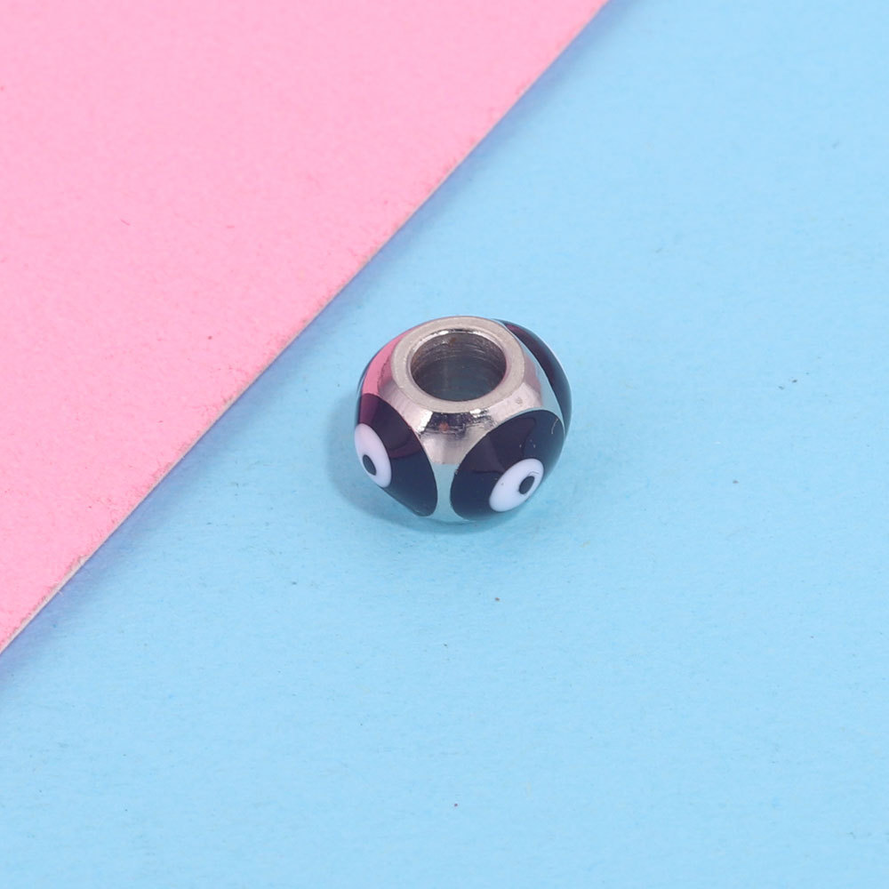 20pcs/bag stainless steel devil eye beads DIY accessories