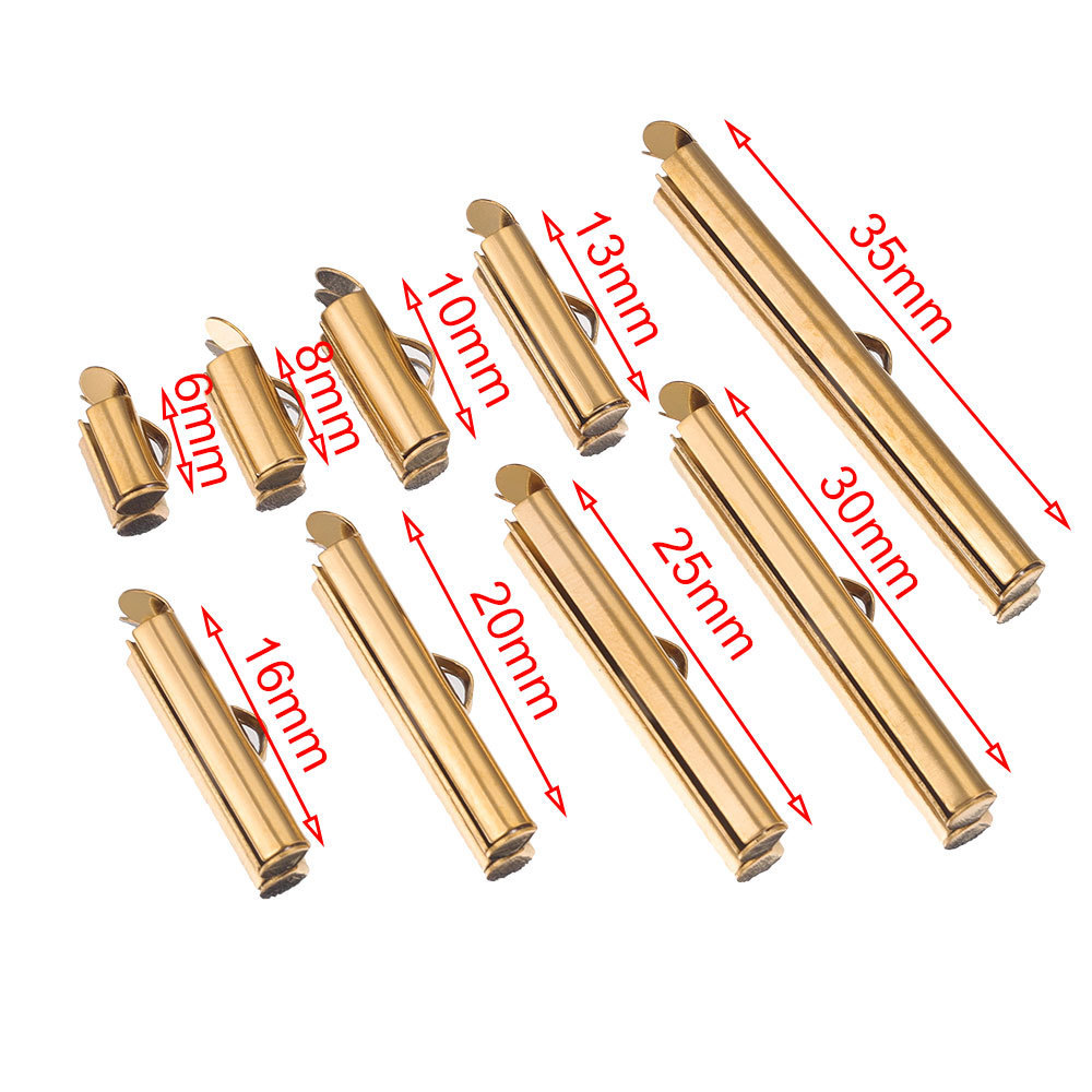 100pcs/bag Stainless steel bead chain tube sliding buckle DIY accessories