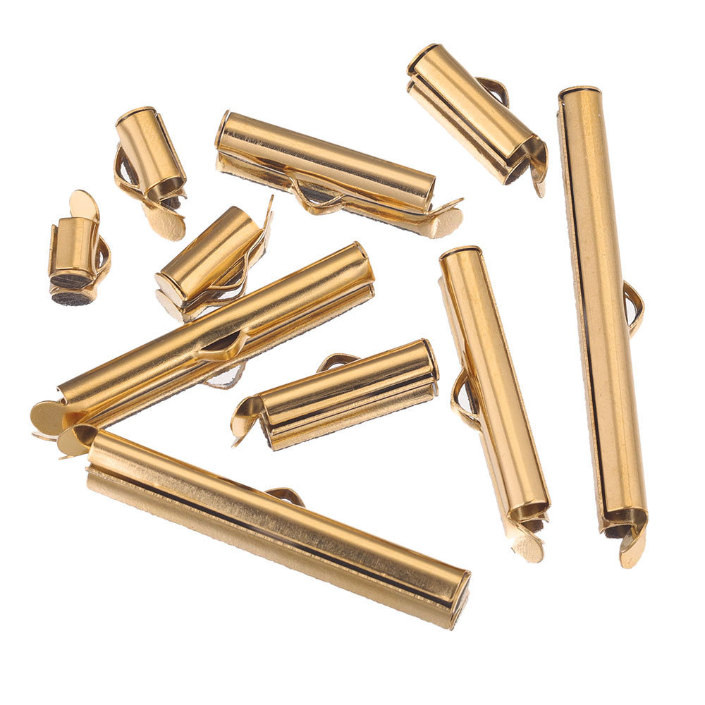 100pcs/bag Stainless steel bead chain tube sliding buckle DIY accessories