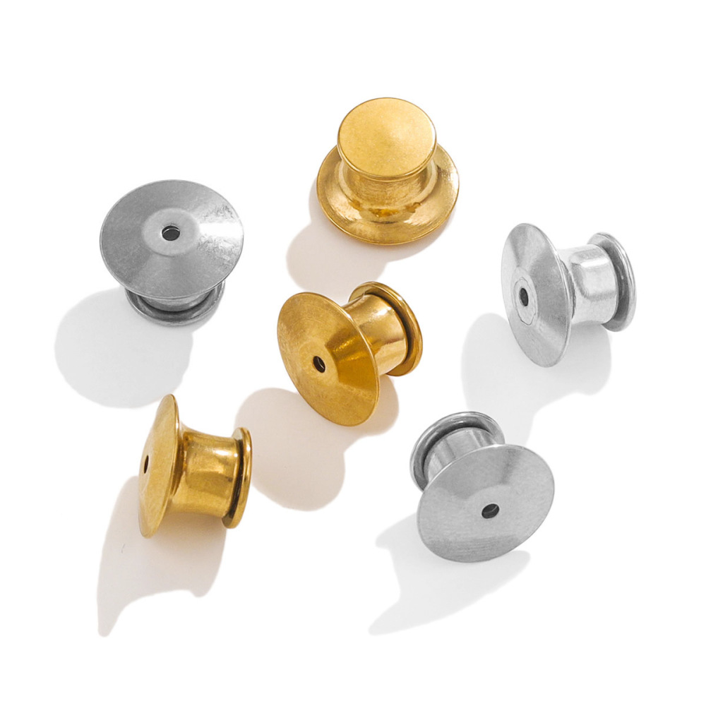 10pcs/bag Stainless steel flat cap high-grade card cap DIY accessories