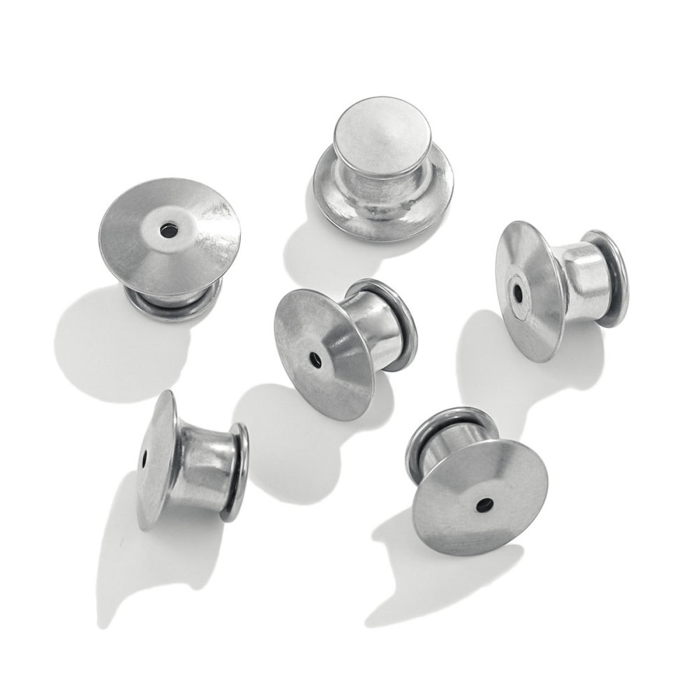 10pcs/bag Stainless steel flat cap high-grade card cap DIY accessories