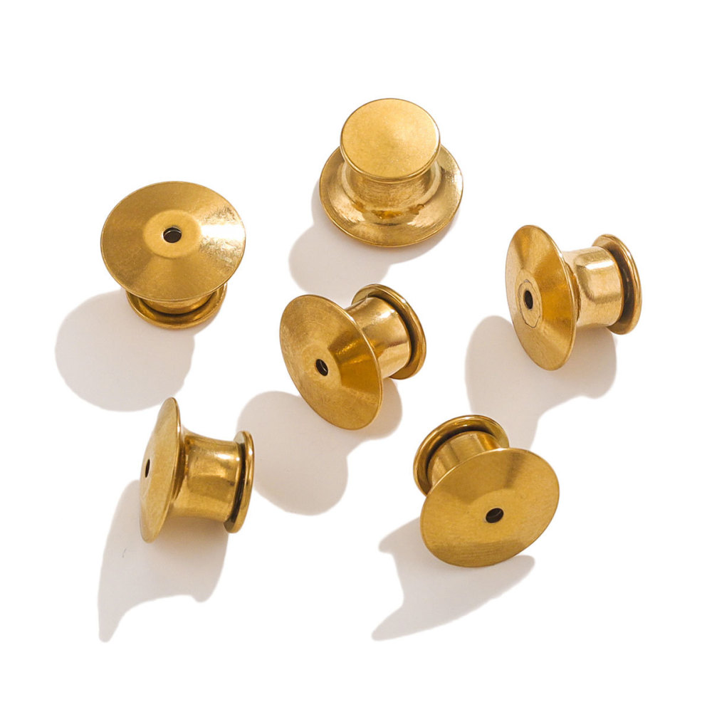 10pcs/bag Stainless steel flat cap high-grade card cap DIY accessories