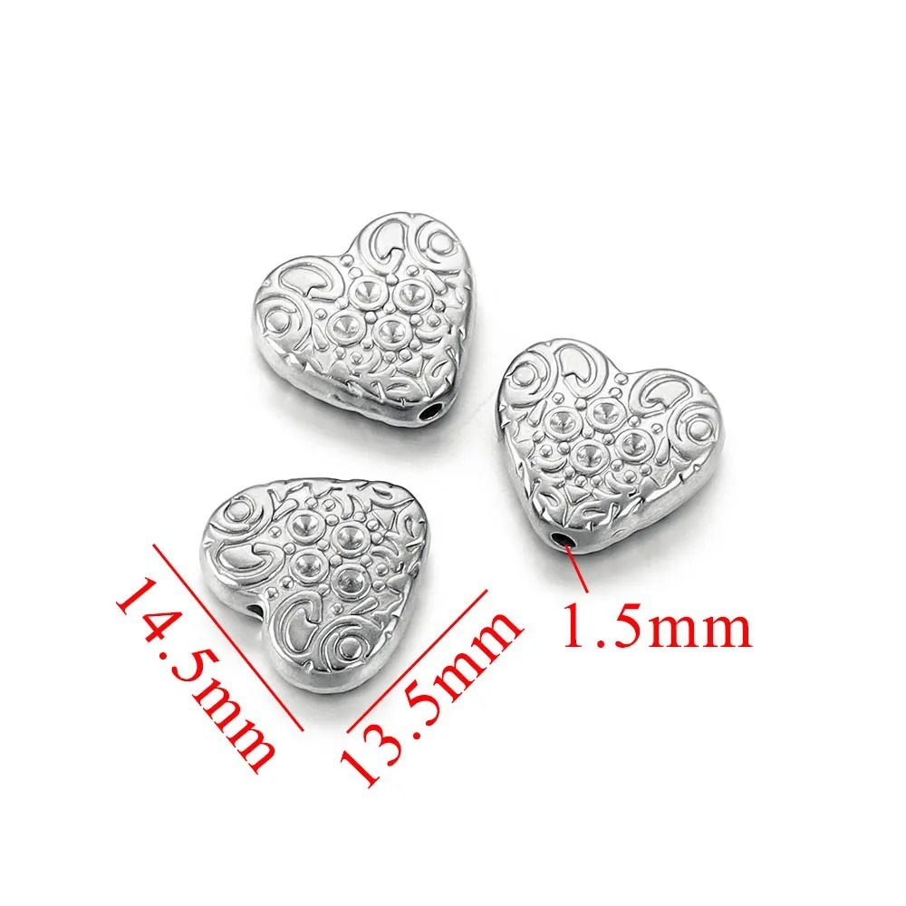 10 pcs/bag Stainless Steel Cast Spacer Beads DIY Accessories