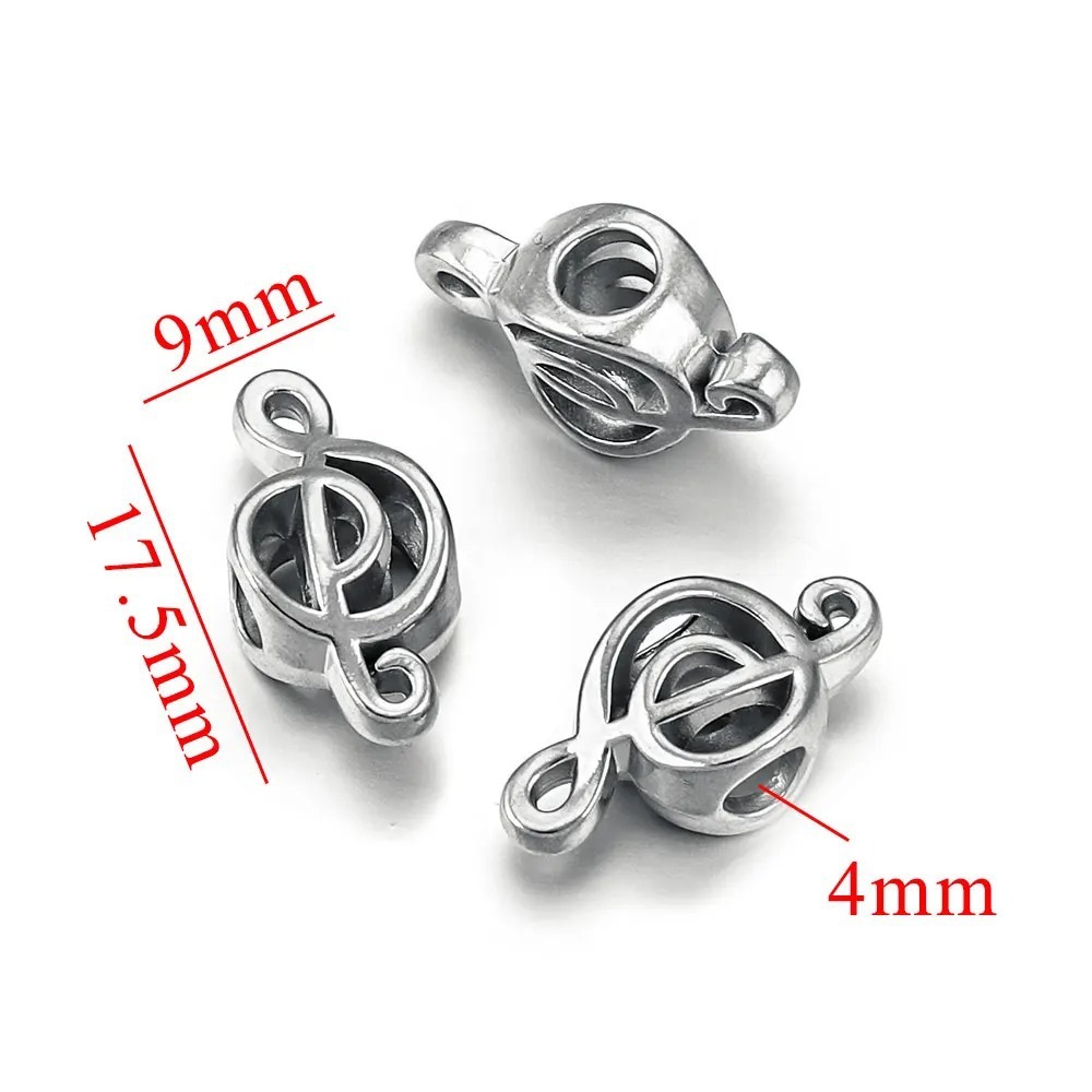 10 pcs/bag Stainless Steel Cast Spacer Beads DIY Accessories
