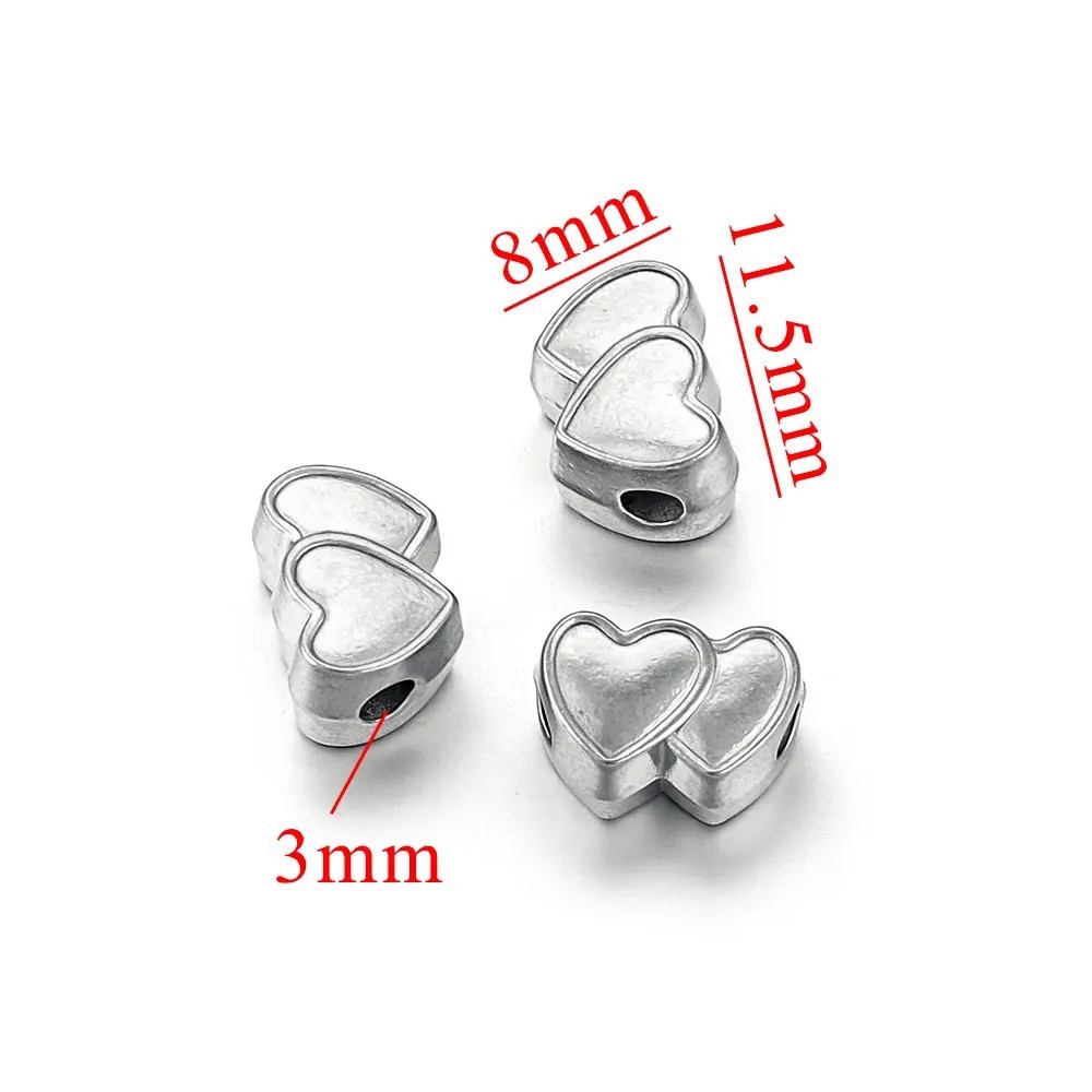 10 pcs/bag Stainless Steel Cast Spacer Beads DIY Accessories