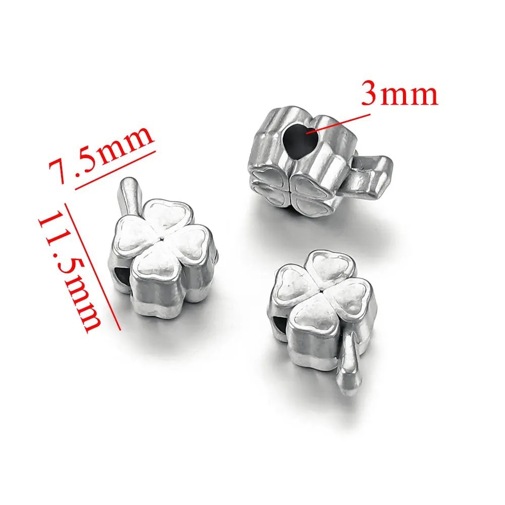 10 pcs/bag Stainless Steel Cast Spacer Beads DIY Accessories