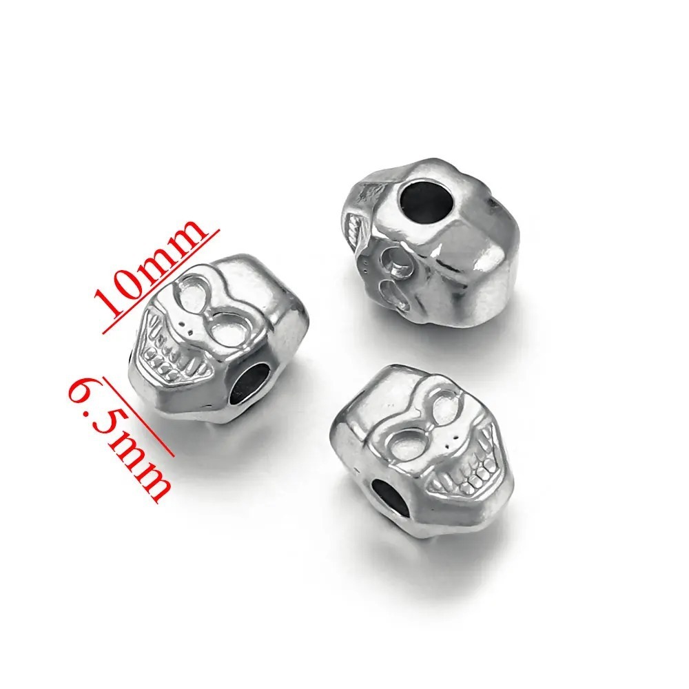 10 pcs/bag Stainless Steel Cast Spacer Beads DIY Accessories