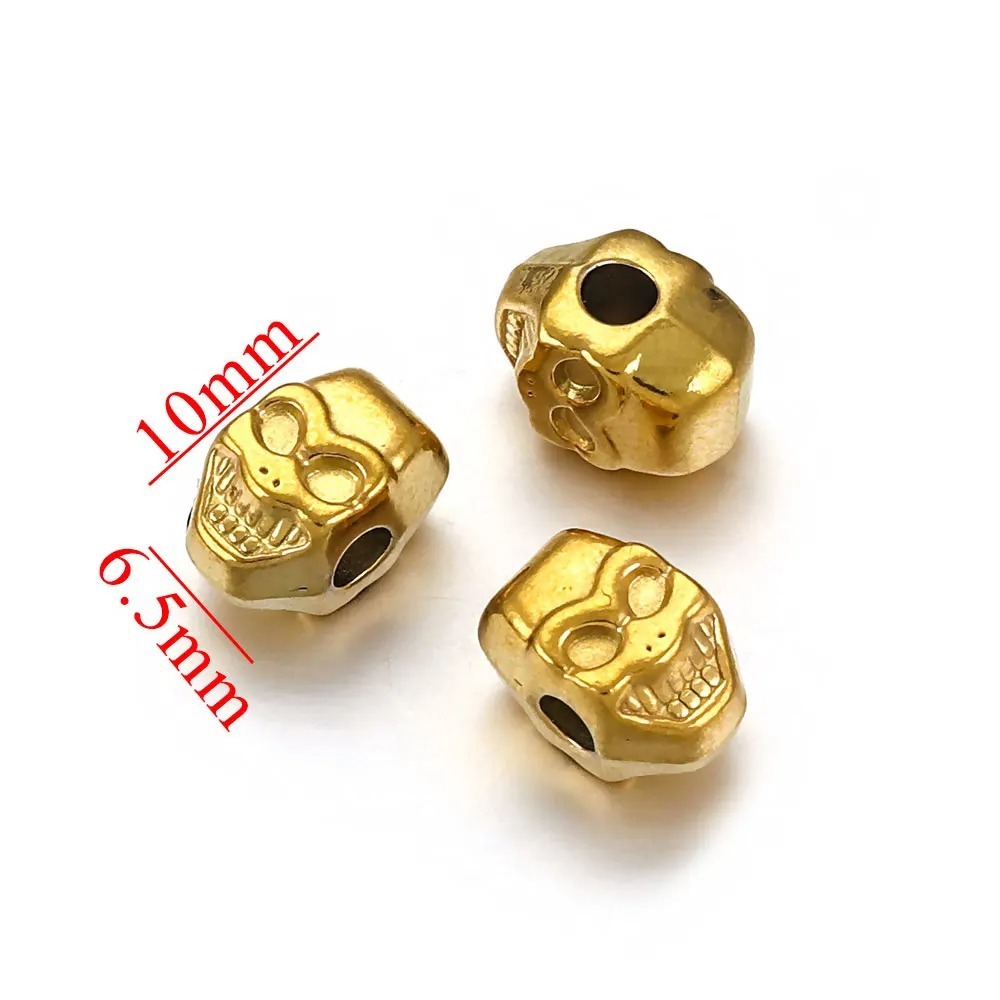 10 pcs/bag Stainless Steel Cast Spacer Beads DIY Accessories