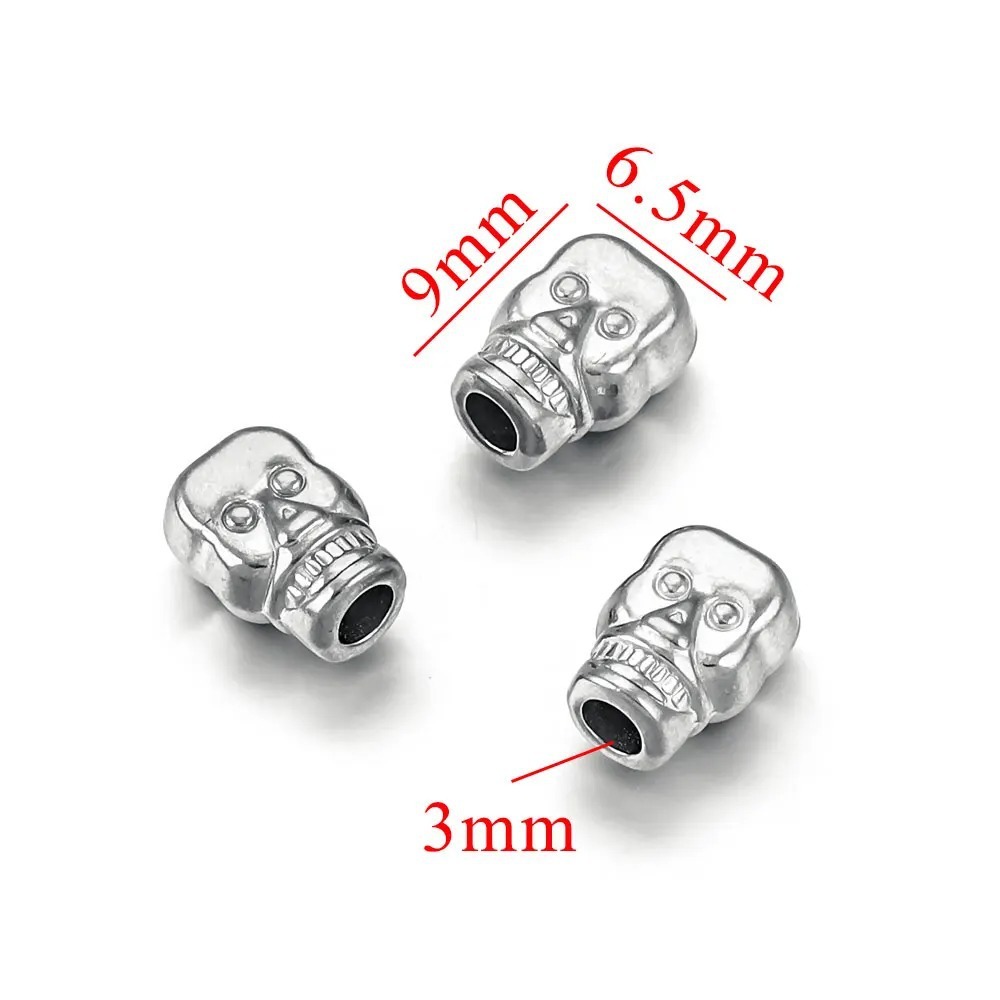 10 pcs/bag Stainless Steel Cast Spacer Beads DIY Accessories