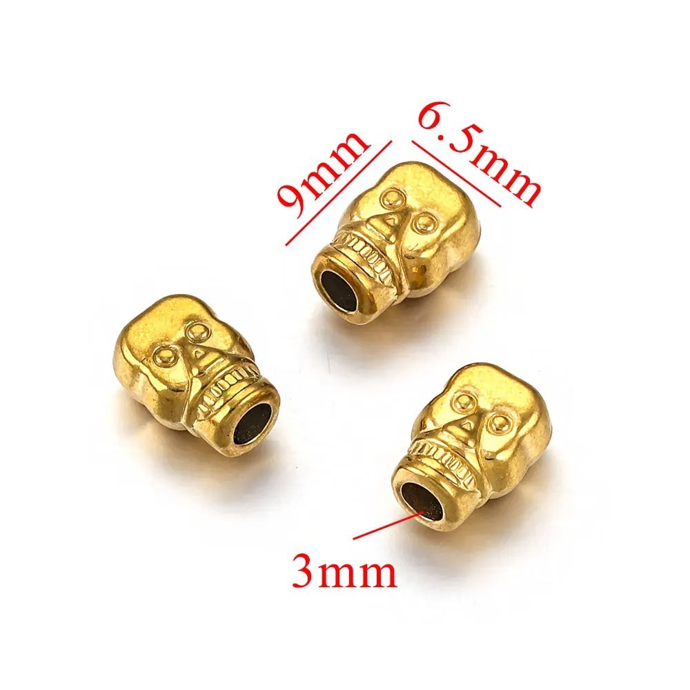 10 pcs/bag Stainless Steel Cast Spacer Beads DIY Accessories