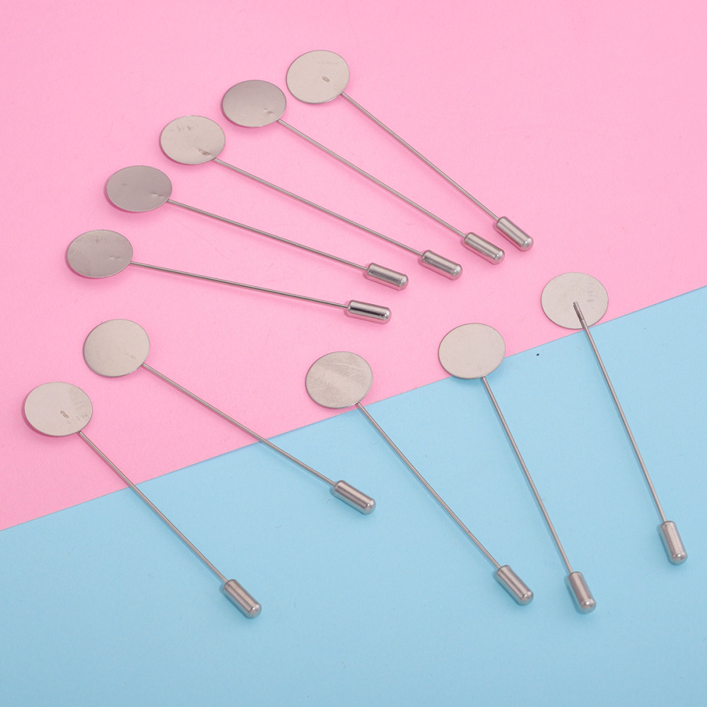 100 pcs/bag Stainless Steel Brooch Pins DIY Accessories