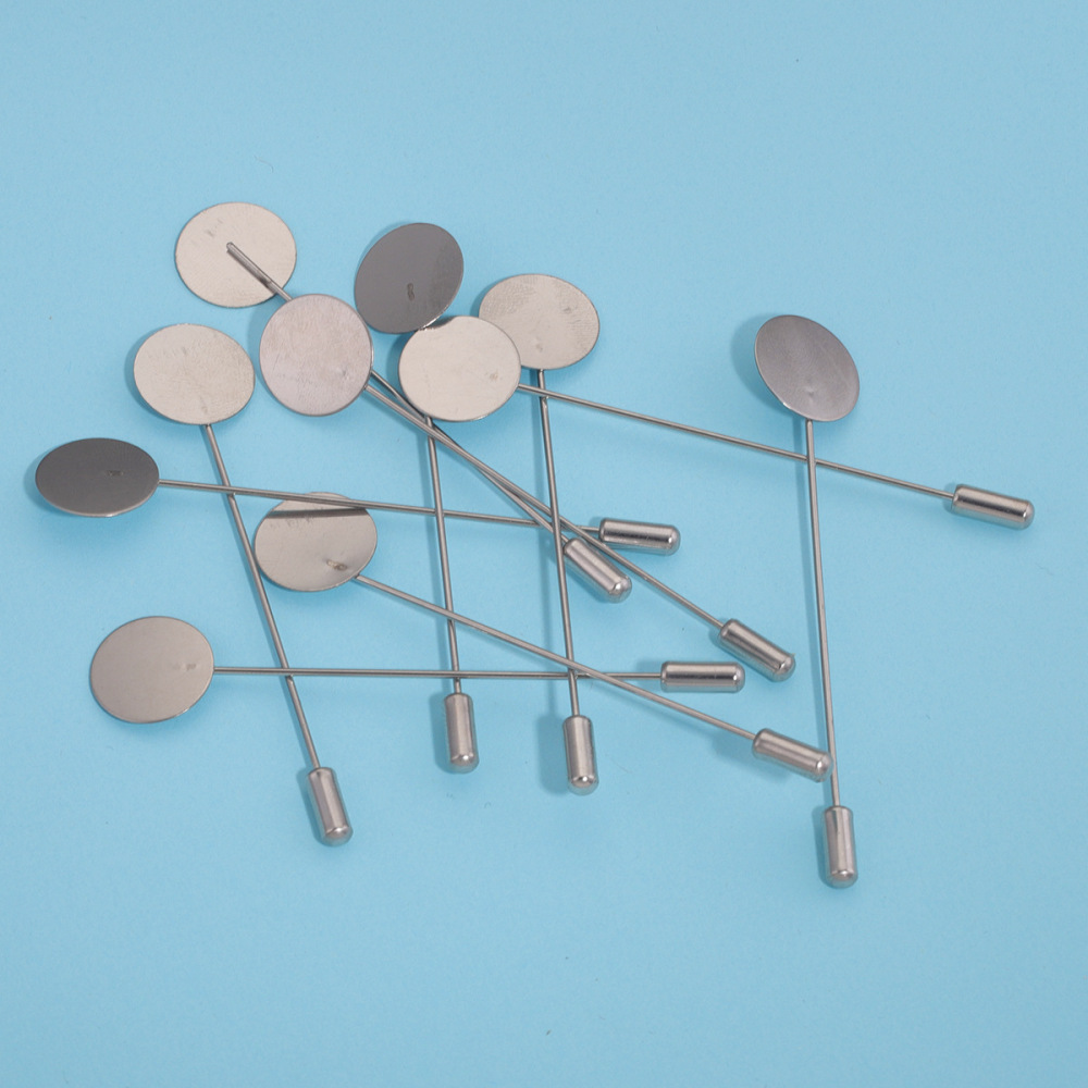 100 pcs/bag Stainless Steel Brooch Pins DIY Accessories