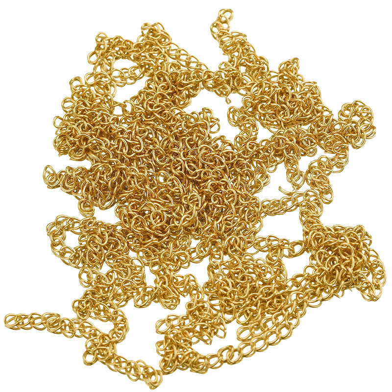 100 pcs/bag Stainless Steel Adjustable Extension Chain 5cm DIY Accessory
