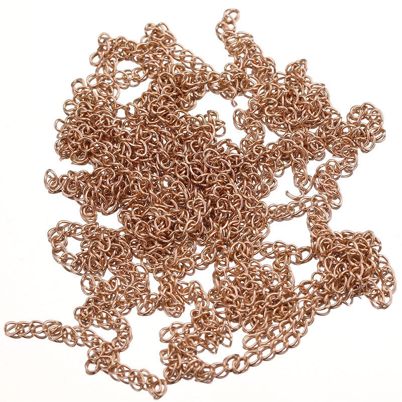 100 pcs/bag Stainless Steel Adjustable Extension Chain 5cm DIY Accessory