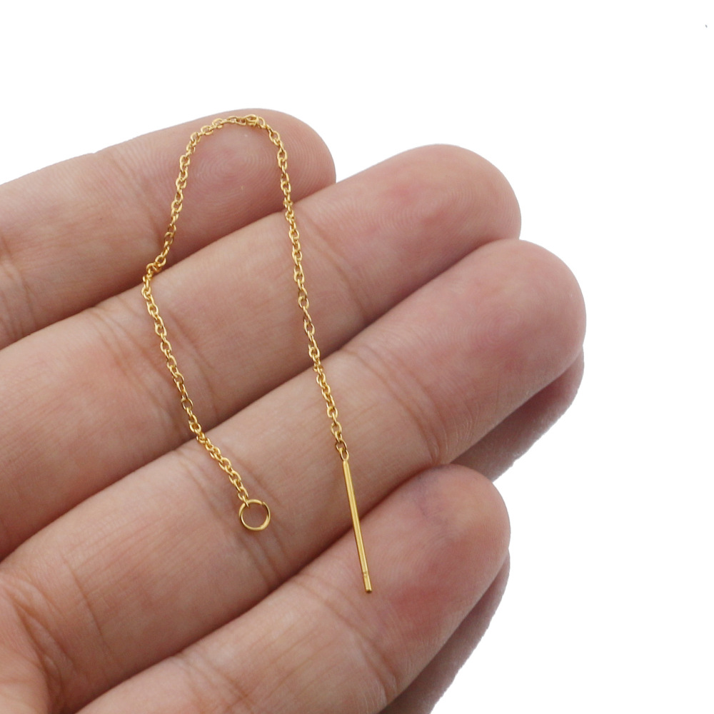 50 pcs/bag Stainless Steel Ear Wires DIY Accessories