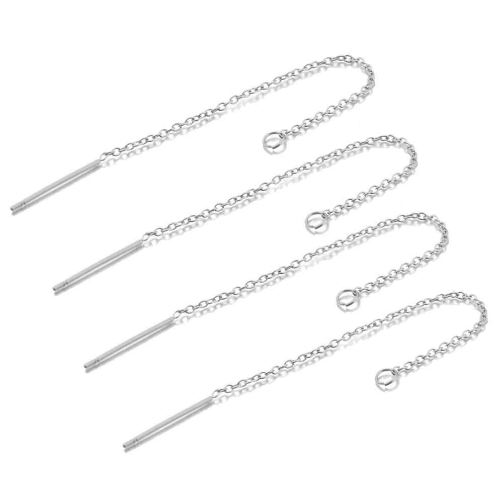 50 pcs/bag Stainless Steel Ear Wires DIY Accessories
