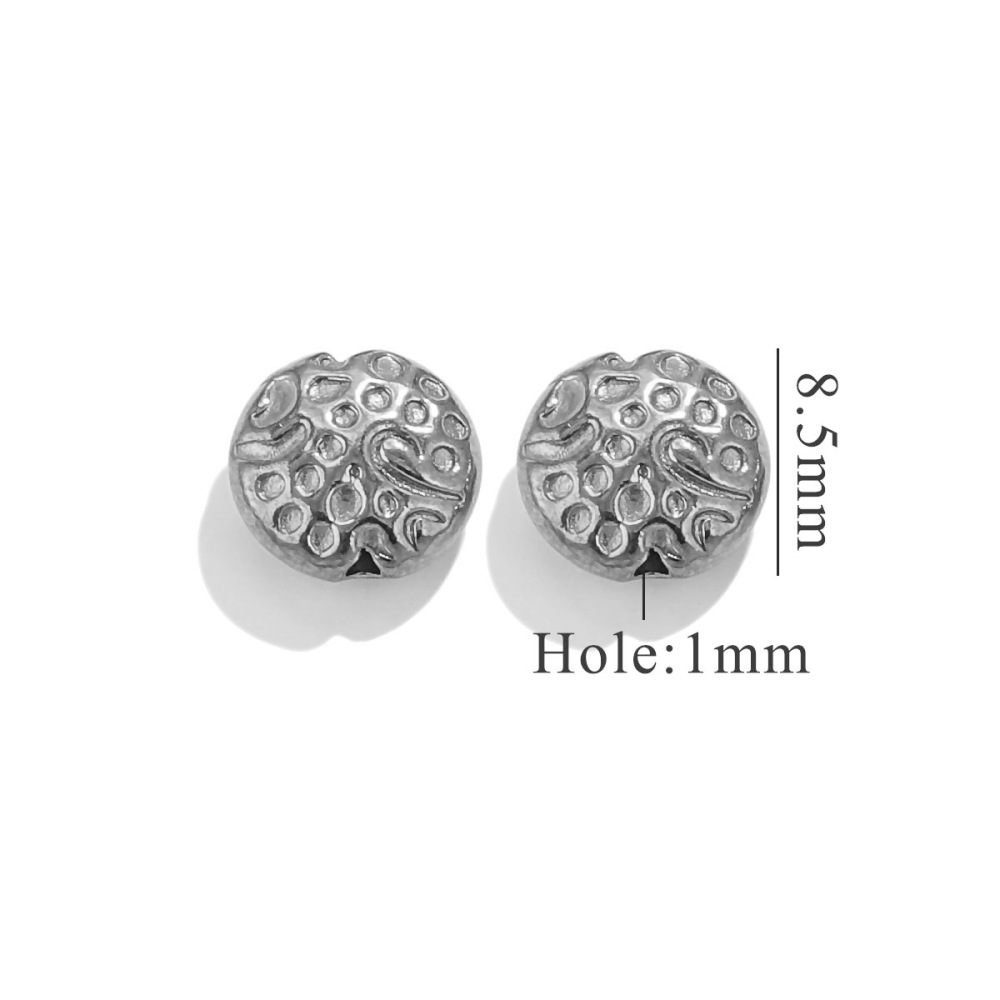 20 pcs/bag Stainless Steel Floret Spacers and Beads DIY Accessories