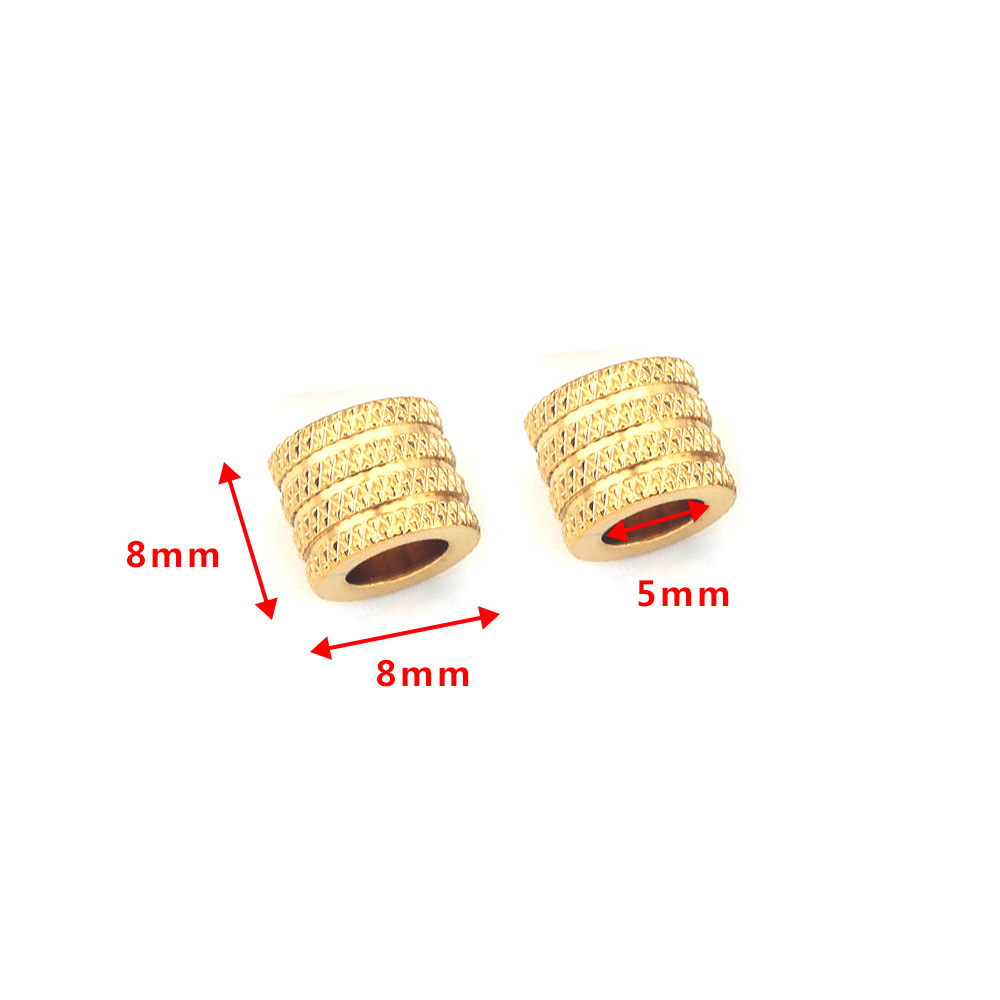 60 pcs/bag Stainless Steel Reticulated Beads, Tube Beads, DIY Accessories