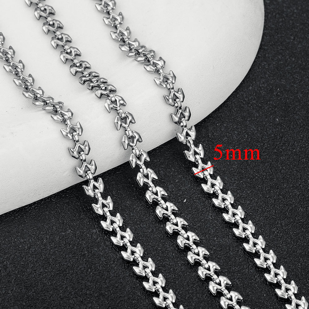 5m/bag Stainless Steel Handmade Chains, Various DIY Accessories