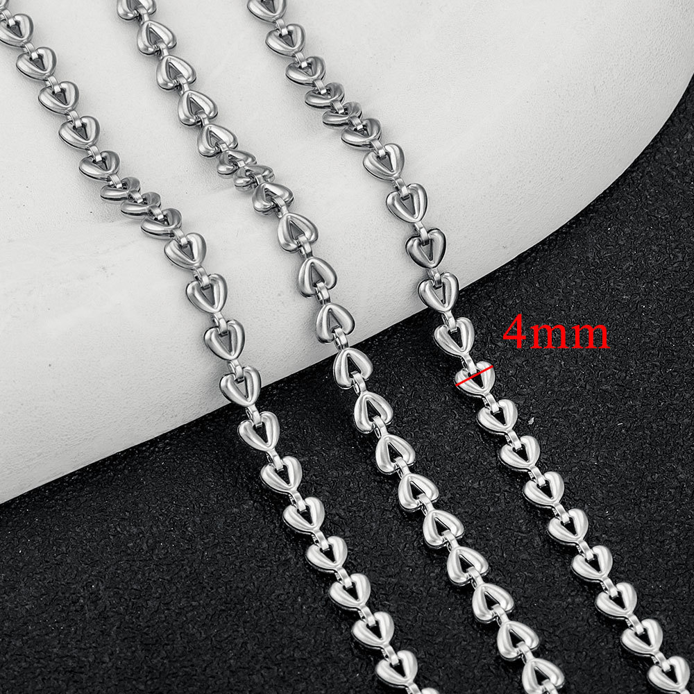 5m/bag Stainless Steel Handmade Chains, Various DIY Accessories