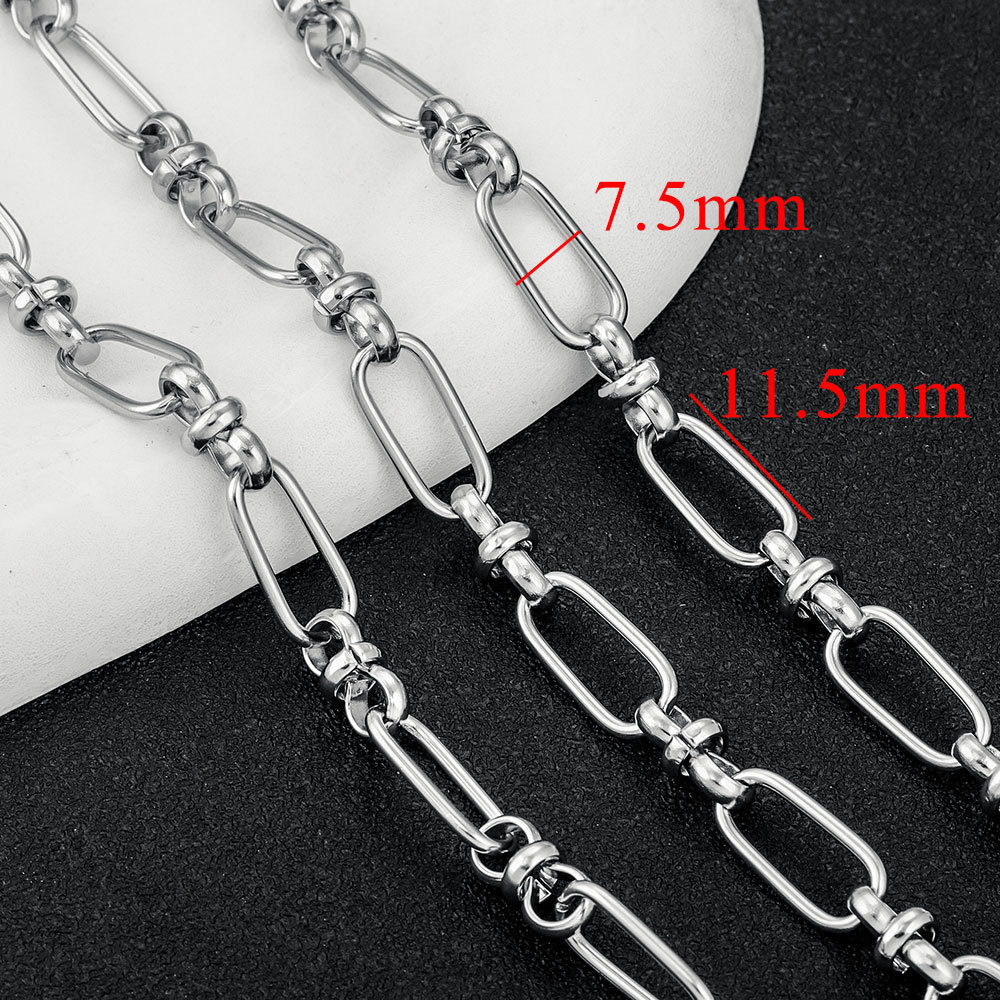 5m/bag Stainless Steel Handmade Chains, Various DIY Accessories