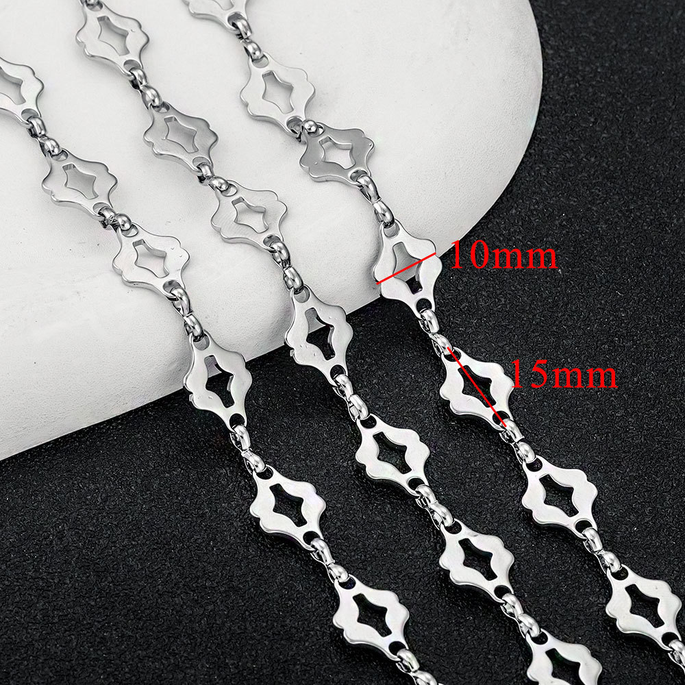 5m/bag Stainless Steel Handmade Chains, Various DIY Accessories