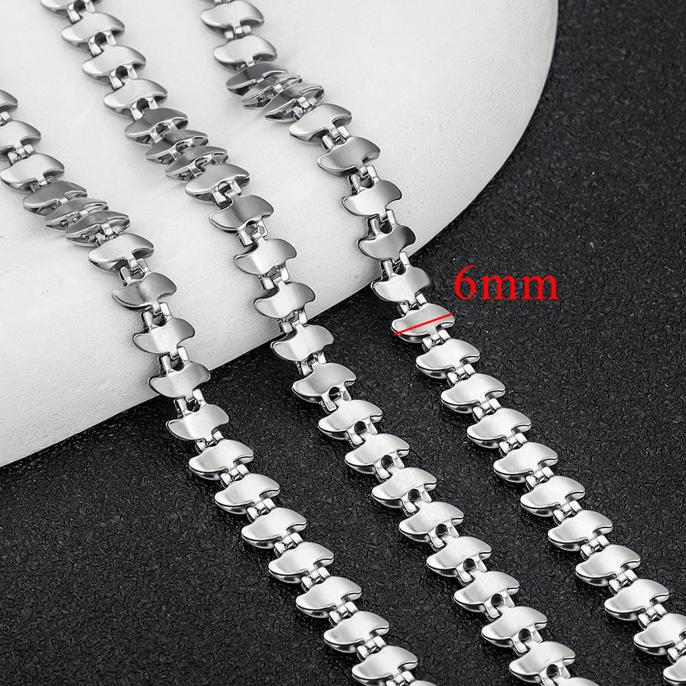 5m/bag Stainless Steel Handmade Chains, Various DIY Accessories