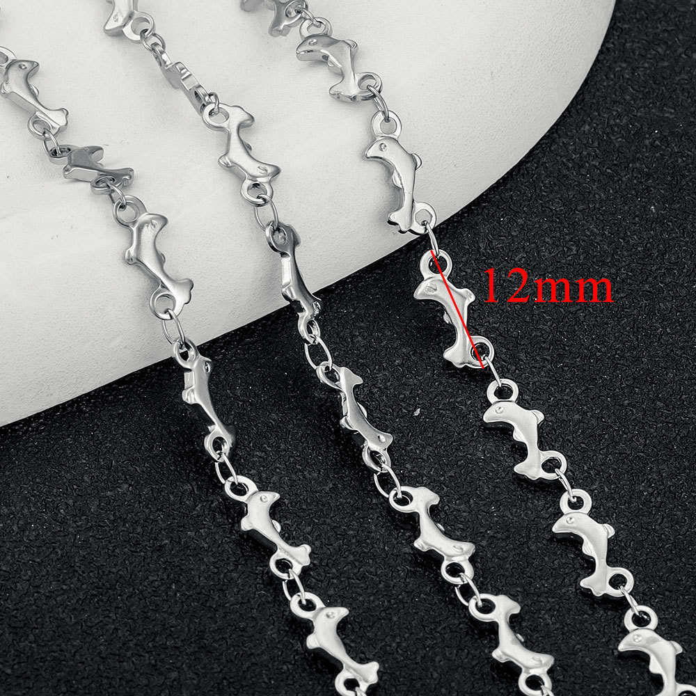 5m/bag Stainless Steel Handmade Chains, Various DIY Accessories