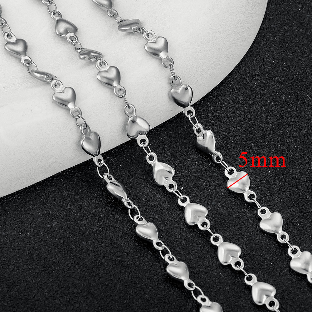 5m/bag Stainless Steel Handmade Chains, Various DIY Accessories