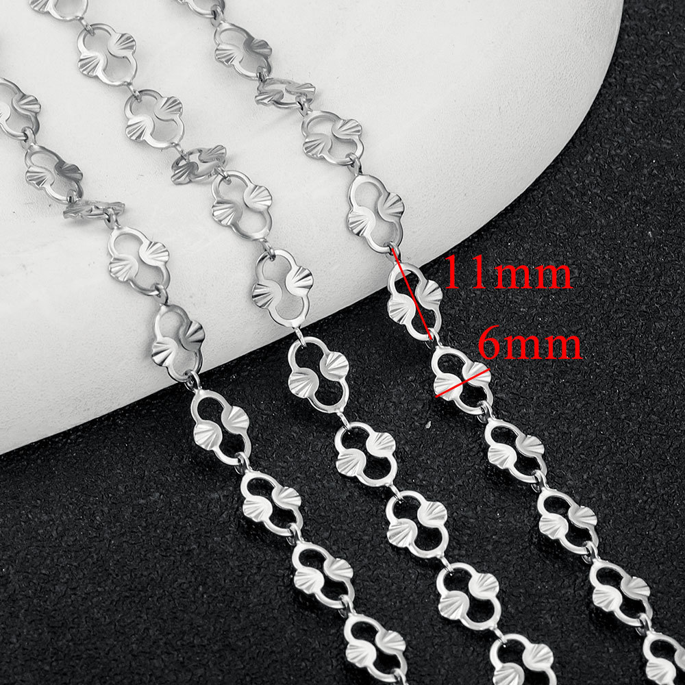 5m/bag Stainless Steel Handmade Chains, Various DIY Accessories