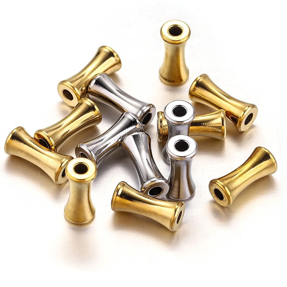 100 pcs/bag Stainless Steel Vase-Shaped Bead Holes DIY Accessories