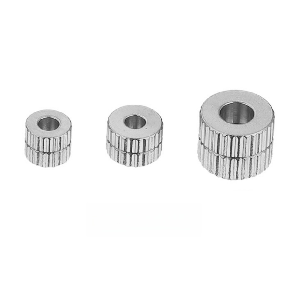 200 pcs/bag Stainless Steel Through-Hole Drill Flat Bead DIY Accessories