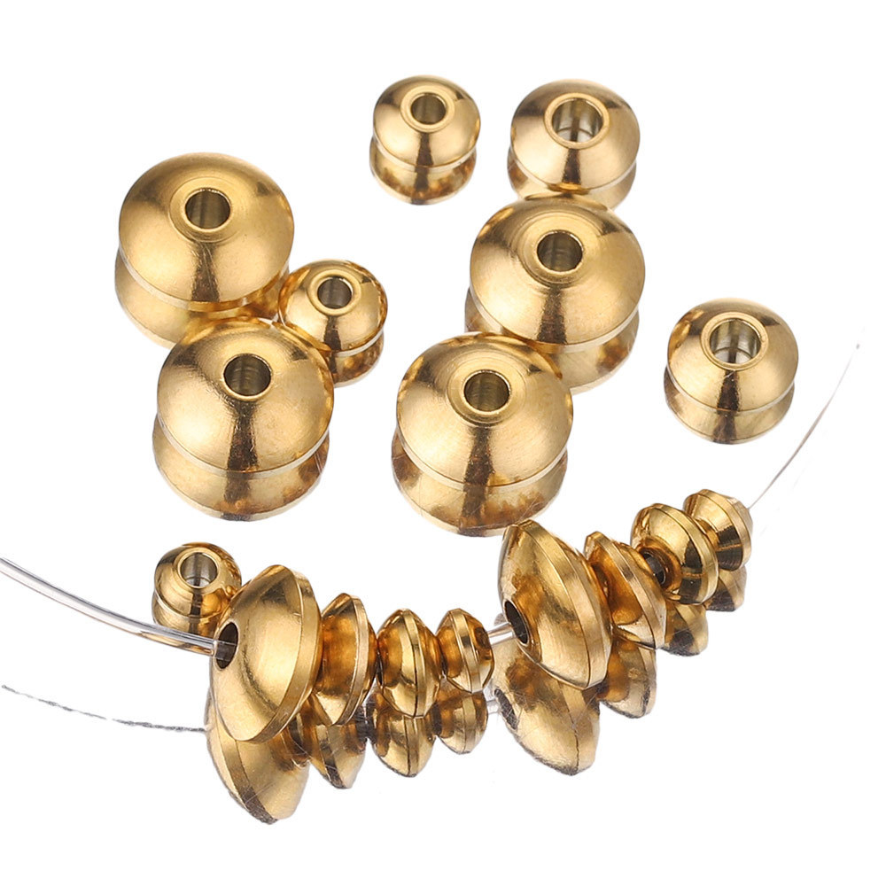 200 pcs/bag Stainless Steel UFO Beads DIY Accessories