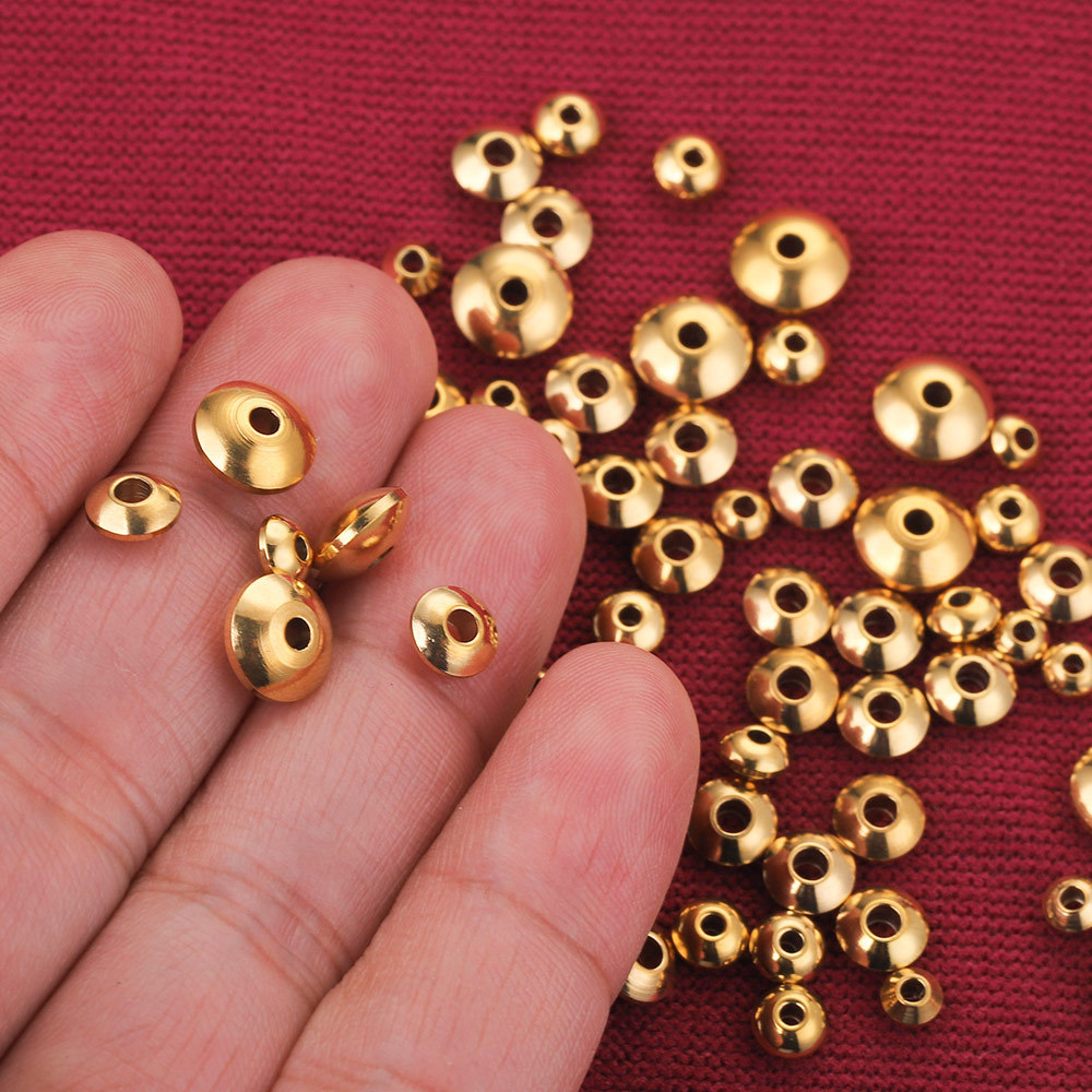200 pcs/bag Stainless Steel UFO Beads DIY Accessories