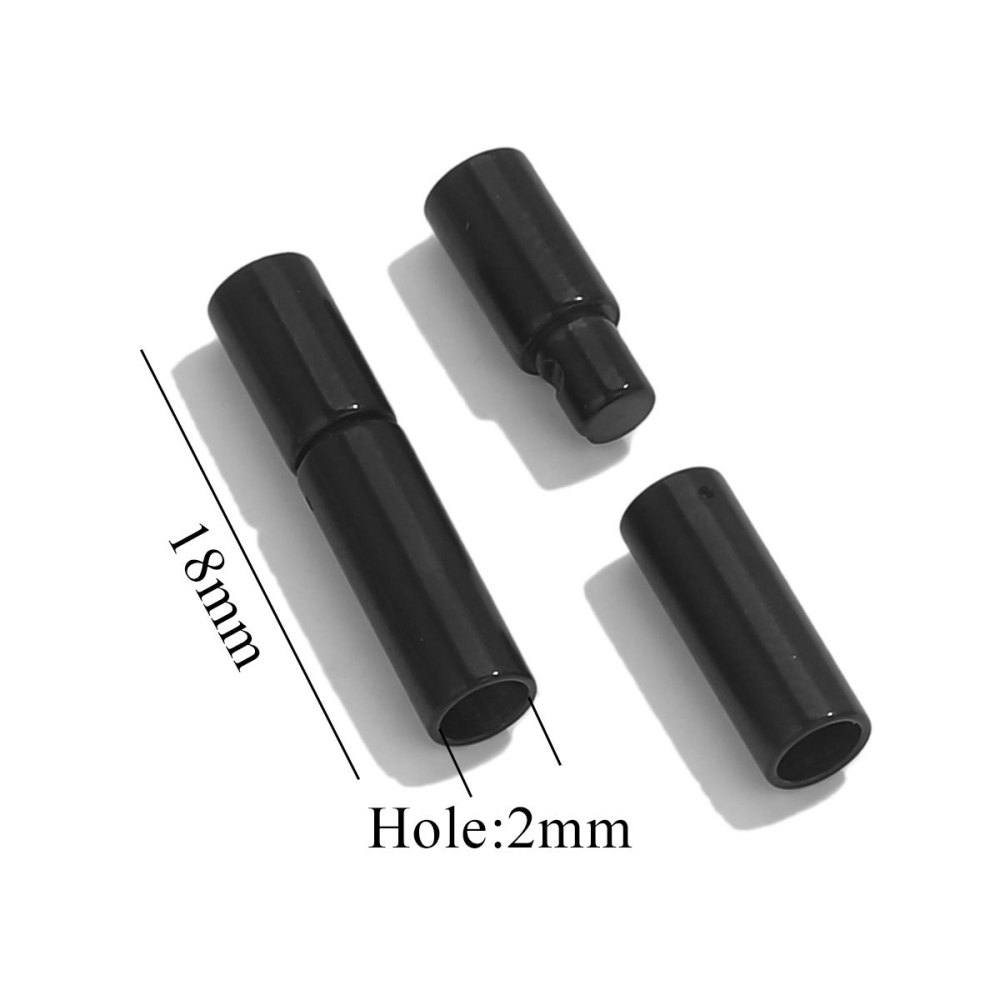 20 pcs/bag Stainless Steel Long Round Swivel Buckle DIY Accessory