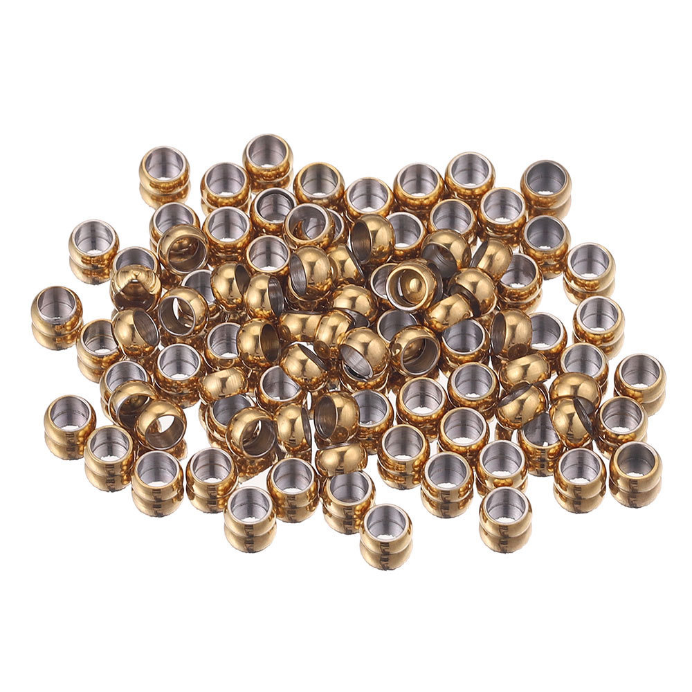 500 pcs/bag Stainless Steel Positioning Beads for Flattening DIY Accessories