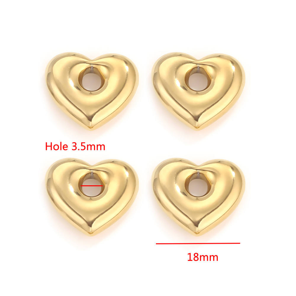 20 pcs/bag Stainless Steel Divider Beads in Various Shapes, DIY Accessories
