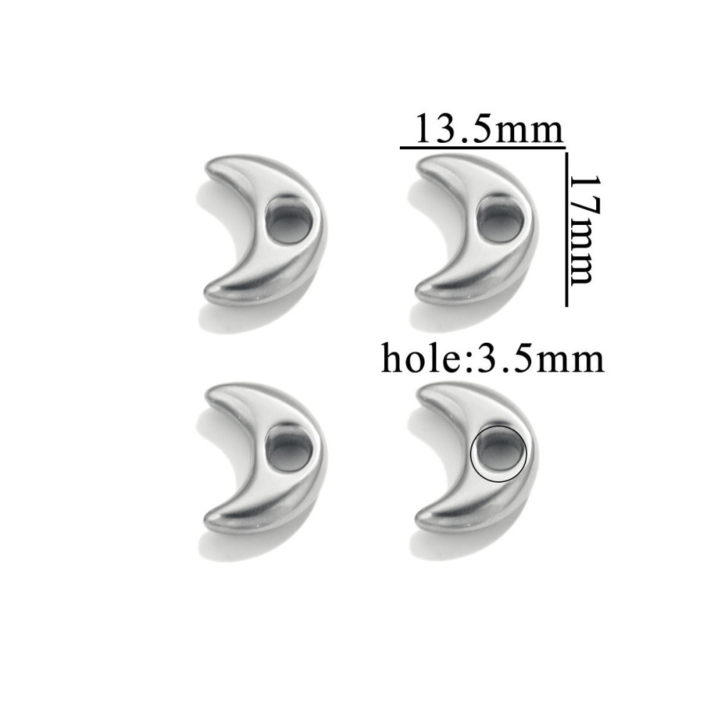 20 pcs/bag Stainless Steel Divider Beads in Various Shapes, DIY Accessories