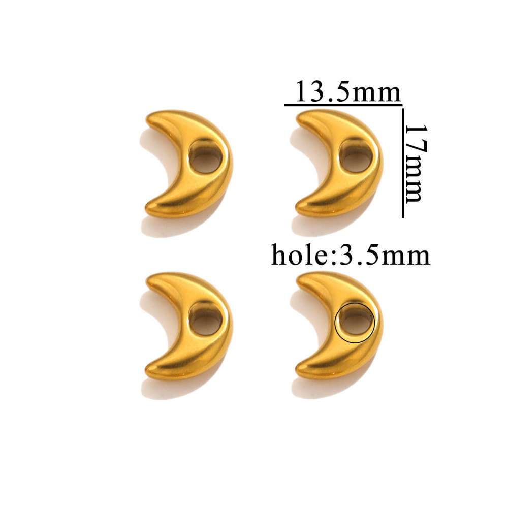 20 pcs/bag Stainless Steel Divider Beads in Various Shapes, DIY Accessories