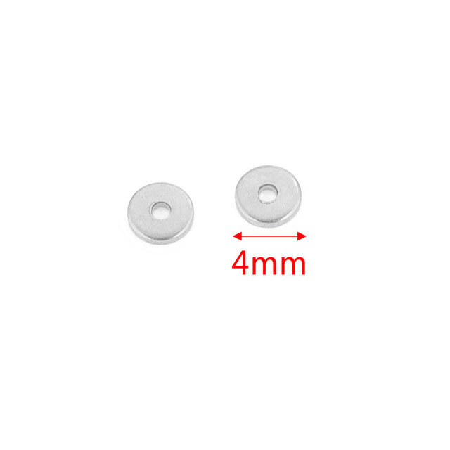 500 pcs/bag Stainless Steel Spacer Beads DIY Accessories