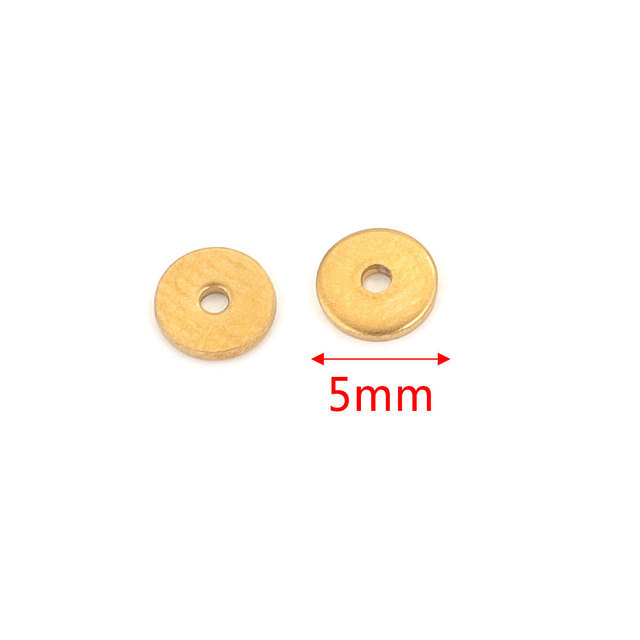 500 pcs/bag Stainless Steel Spacer Beads DIY Accessories