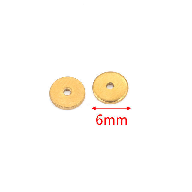 500 pcs/bag Stainless Steel Spacer Beads DIY Accessories