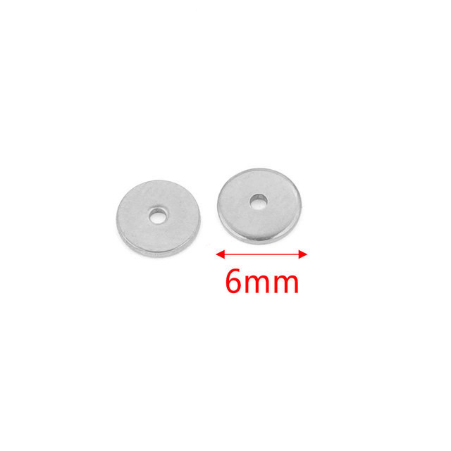 500 pcs/bag Stainless Steel Spacer Beads DIY Accessories