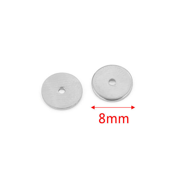 500 pcs/bag Stainless Steel Spacer Beads DIY Accessories