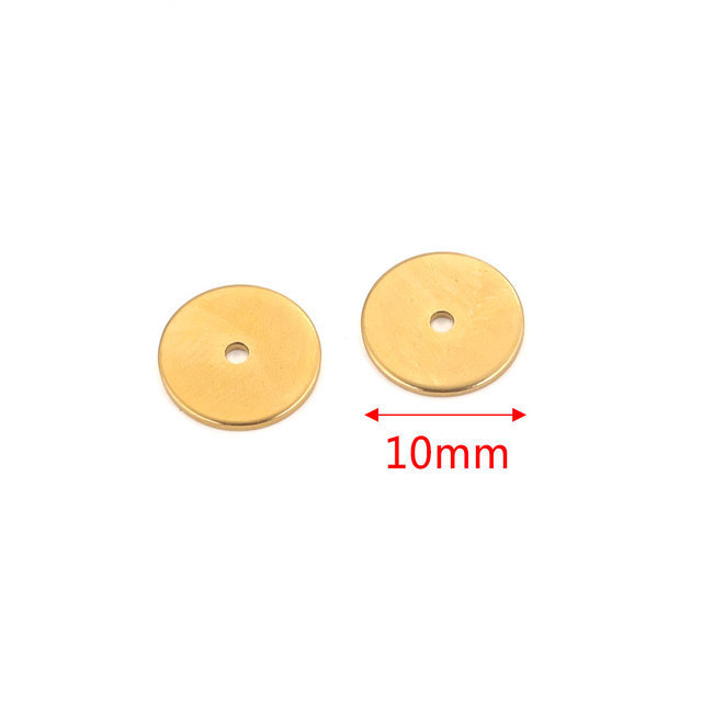 500 pcs/bag Stainless Steel Spacer Beads DIY Accessories