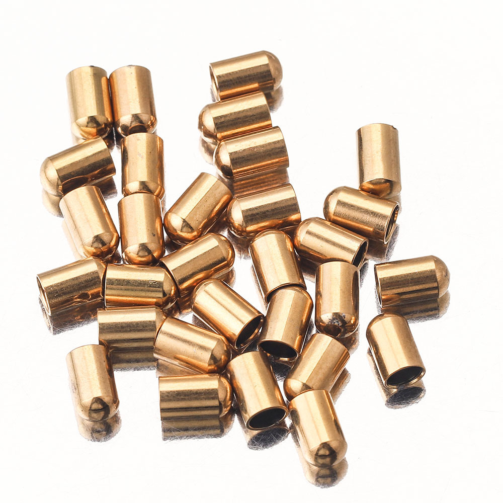 120 pcs/bag stainless steel buckets, rope caps, end buckles, DIY accessories